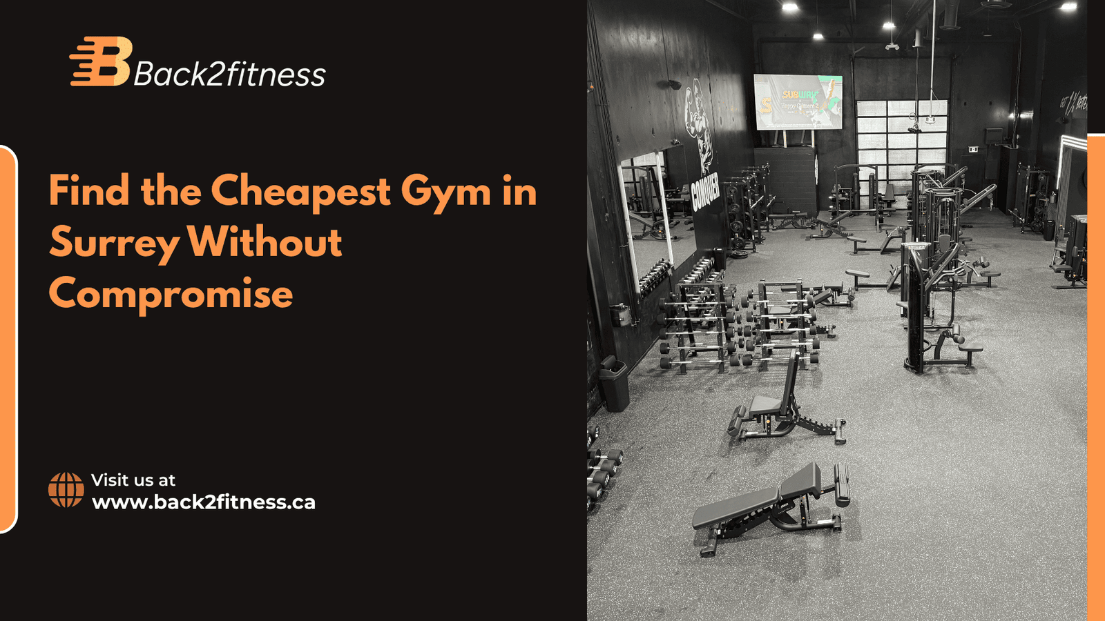 Affordable Gyms in Surrey BC